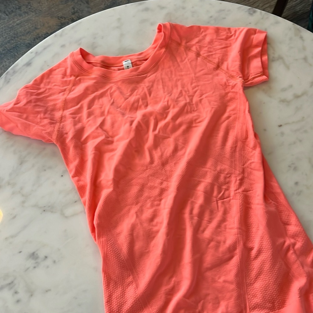 Orange Athleta top
